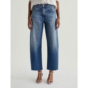 Adriano Goldschmied Women's 27 Gemini Hattie Crop High Rise Barrel Jeans K27-9